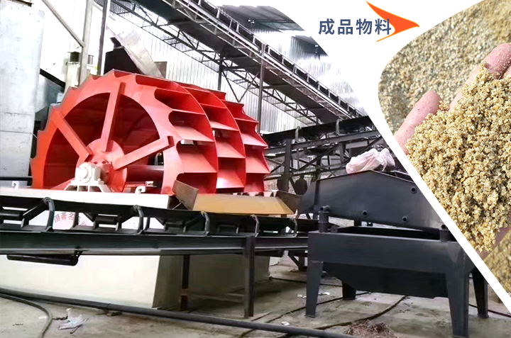 只洗砂，配置洗砂機作業(yè)即可
