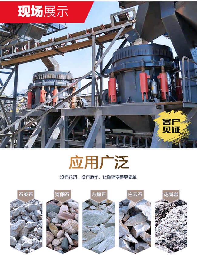 現(xiàn)代圓錐破碎機(jī)現(xiàn)場展示