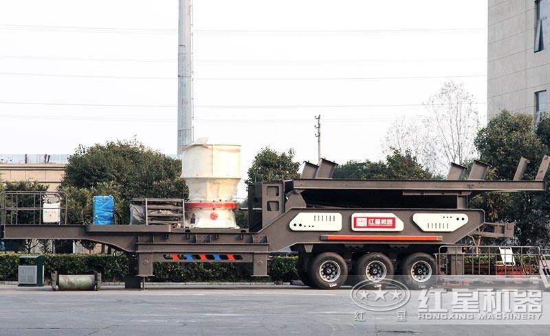 工地移動(dòng)一體式破碎制砂機(jī)