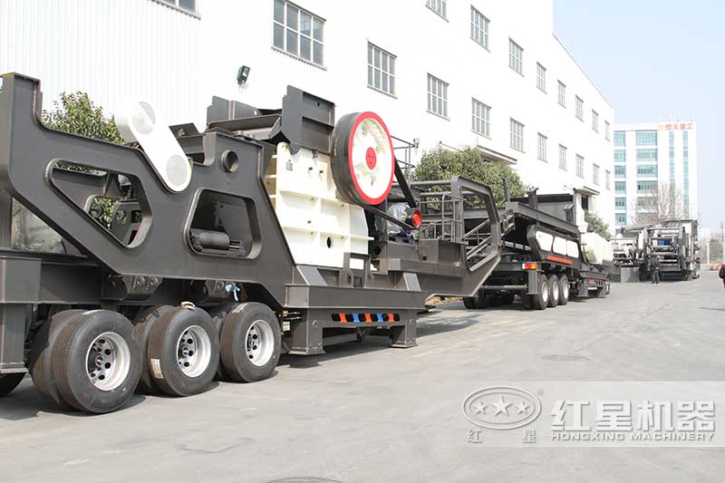輪胎移動顎破設備圖