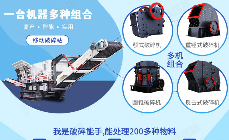 流動(dòng)粉碎機(jī)械設(shè)備配置類(lèi)型豐富
