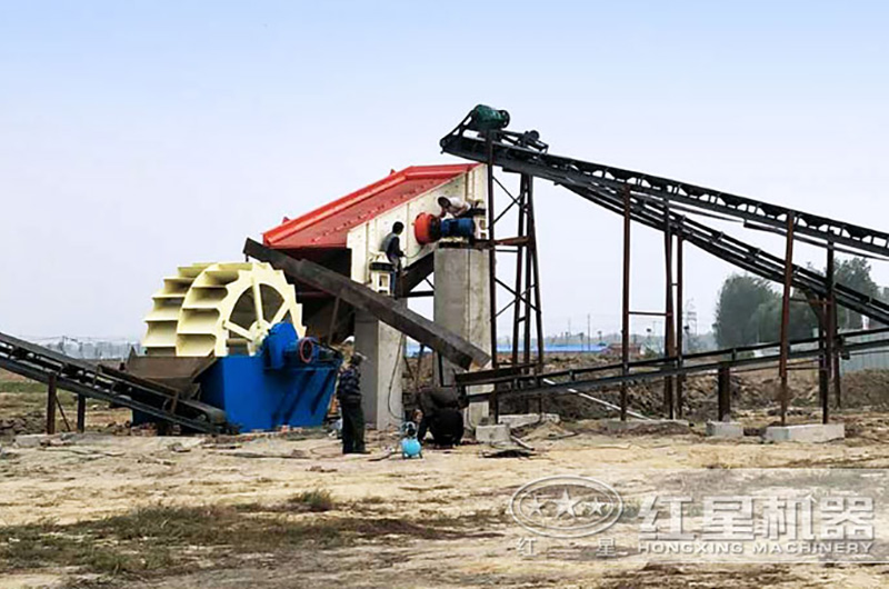 水洗石粉沙機整體承重，無須做混凝土基礎(chǔ)